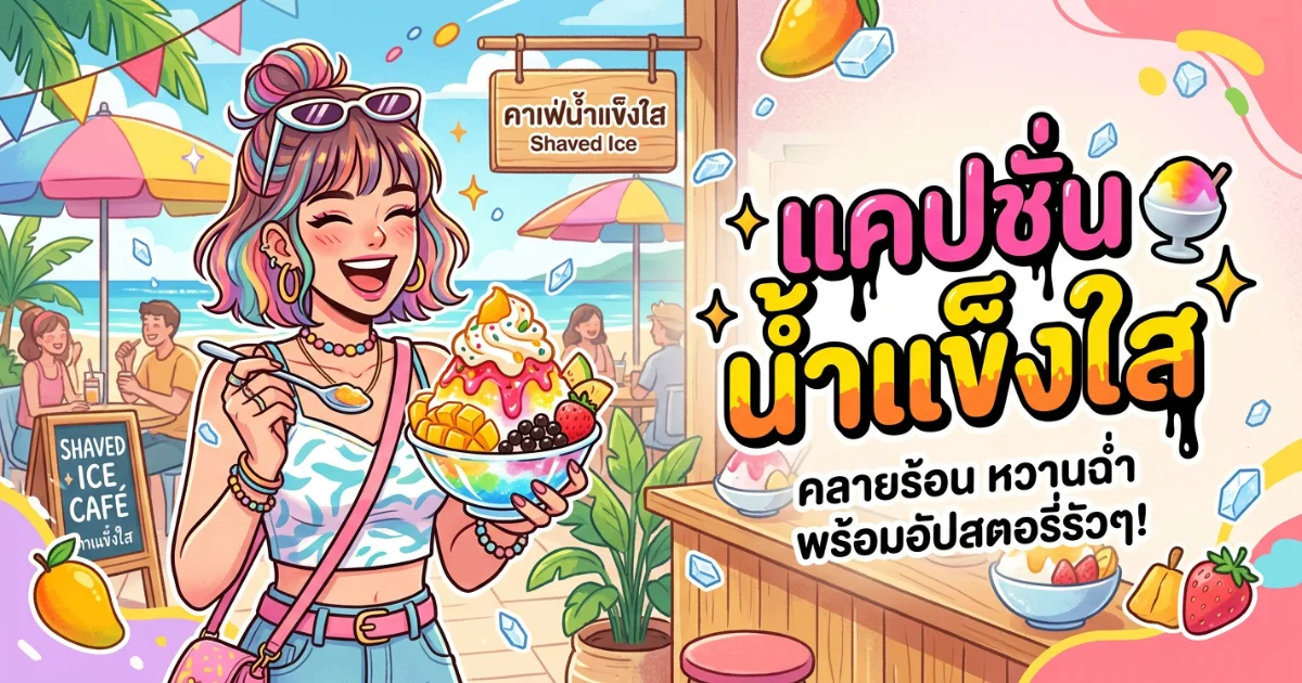 200 แคปชั่นน้ำแข็งใส %thyear% กวน ฮา ซึ้ง คม โพสต์ปัง