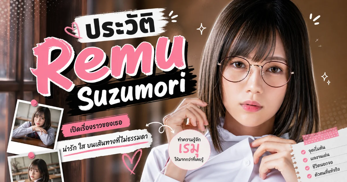 ประวัติ Remu Suzumori อดีตพยาบาลสู่นางเอก AV ญี่ปุ่นชื่อดัง