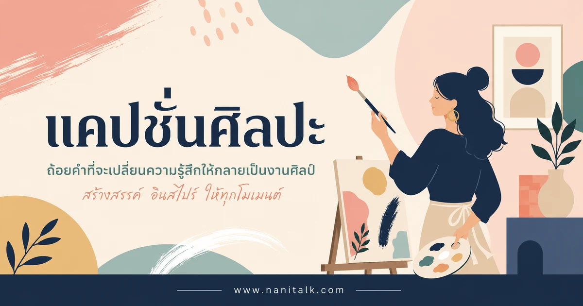 ปกบทความแคปชั่นศิลปะ