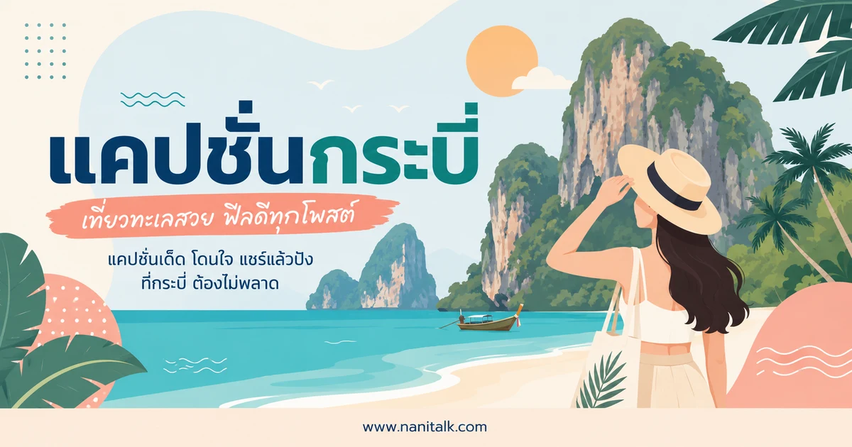 ปกบทความแคปชั่นกระบี่