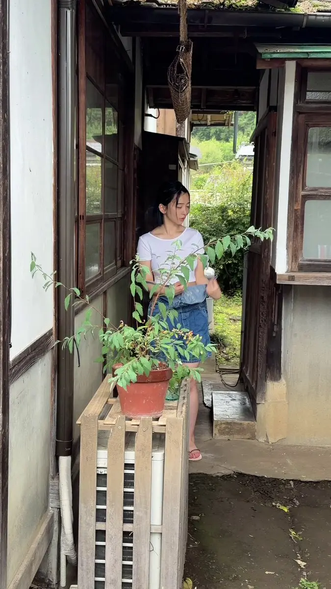 Iroha Hakata ในบรรยากาศทางเดินบ้านญี่ปุ่น