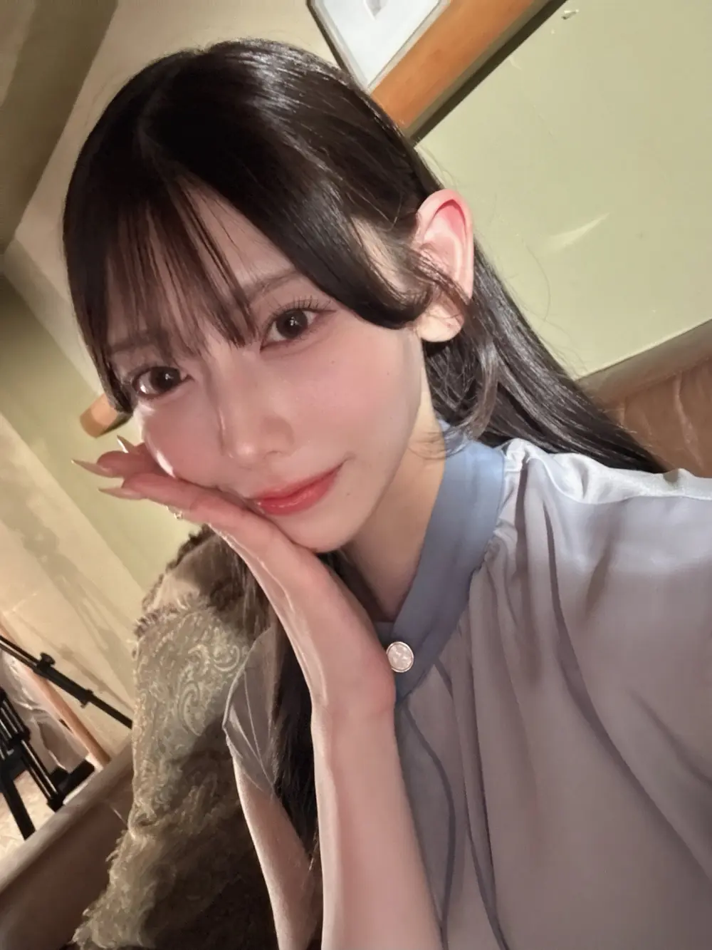 Rui Ichimiya ในบรรยากาศการถ่ายทำ