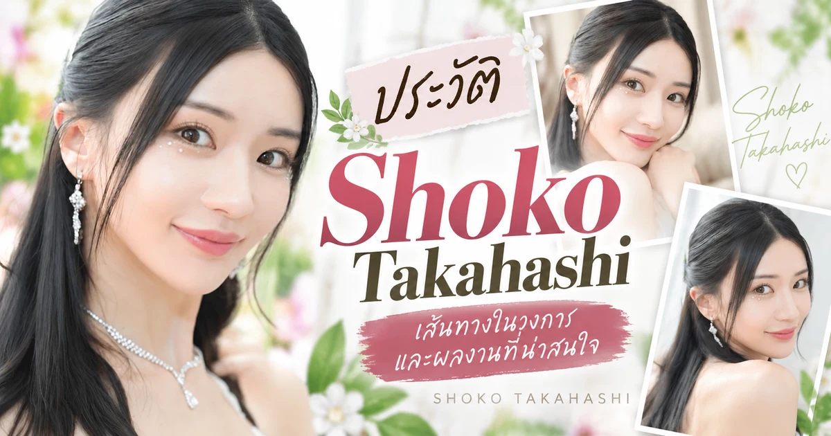 ประวัติ Shoko Takahashi นางเอก AV ญี่ปุ่นอดีตกราเวียร์ไอดอล