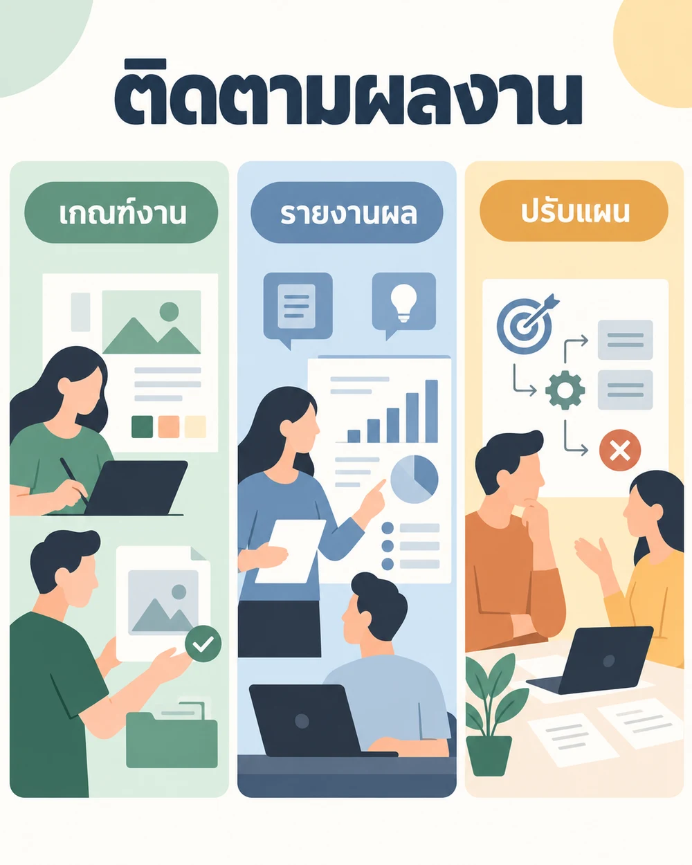 ติดตามผลโดยไม่ยึดตัวเลขเดียว