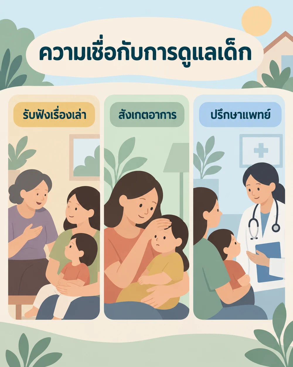 อ่านความเชื่อนี้ควบคู่กับการดูแลเด็กอย่างไร