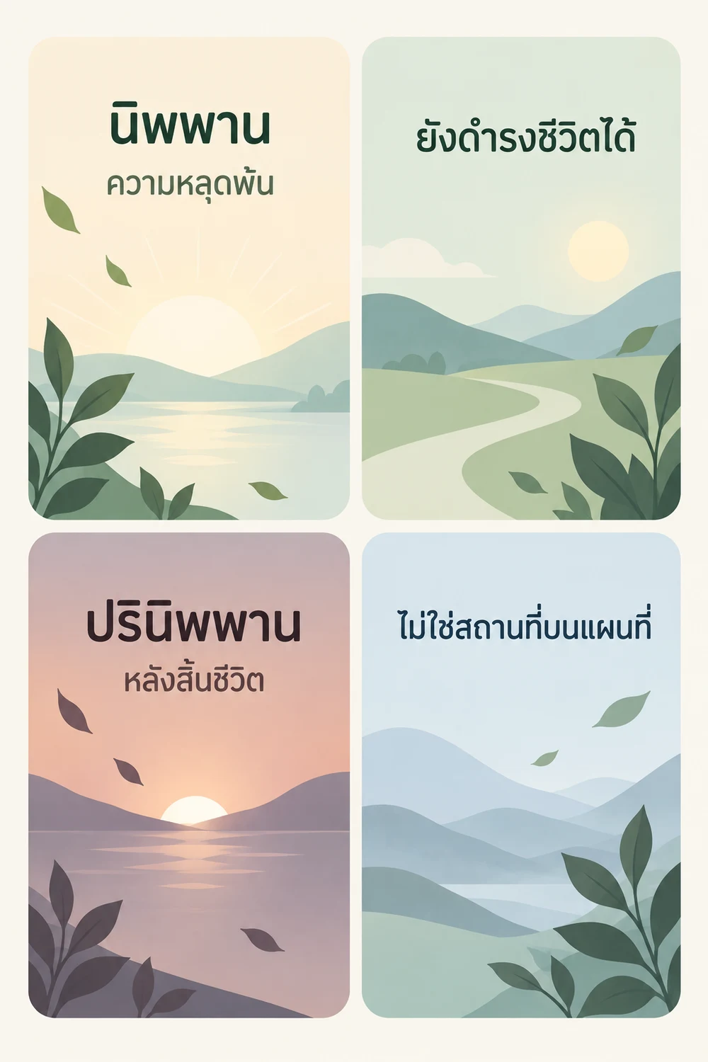 นิพพานกับปรินิพพานต่างกันอย่างไร