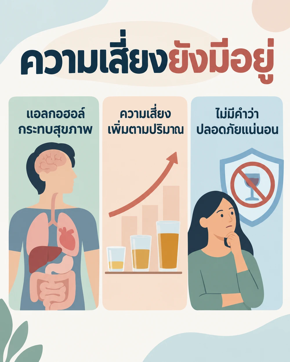 ทำไมการดื่มเก่งจึงไม่เท่ากับปลอดภัย