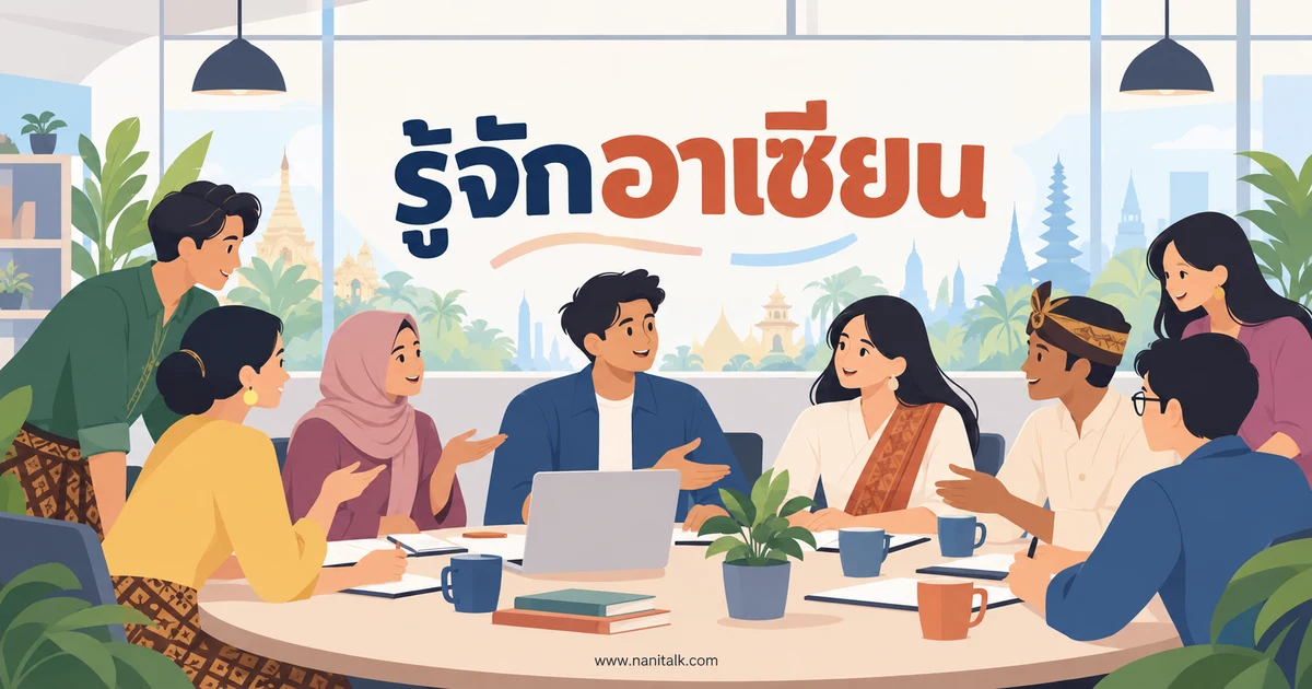 ประวัติอาเซียน (ASEAN) อาเซียนคืออะไร มาทำความรู้จักกัน