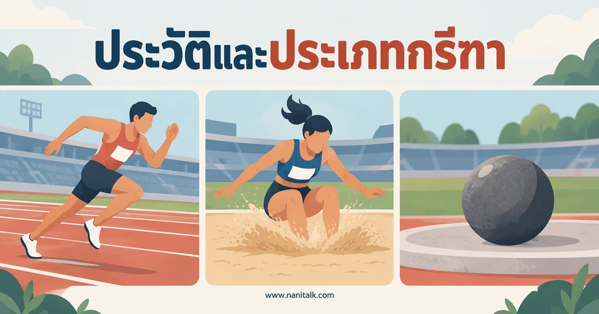 ประวัติกรีฑา ประเภทการแข่งขัน และประโยชน์ที่ควรรู้