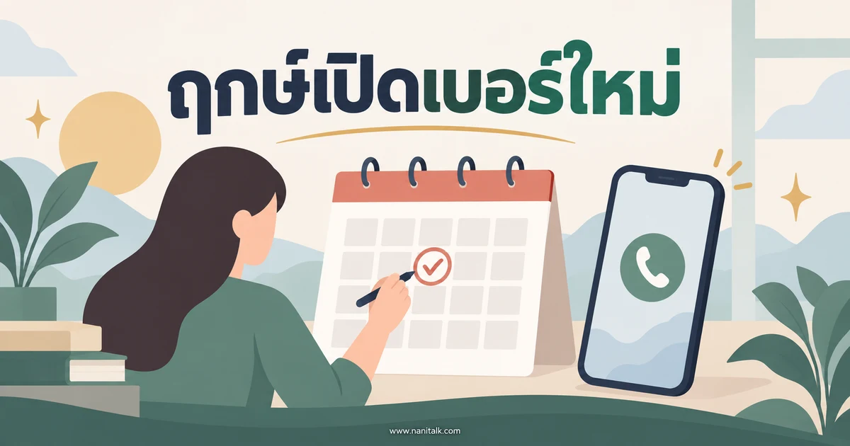 ฤกษ์เปิดเบอร์โทรศัพท์ใหม่ เลือกวันอย่างไรให้เหมาะกับตัวเอง