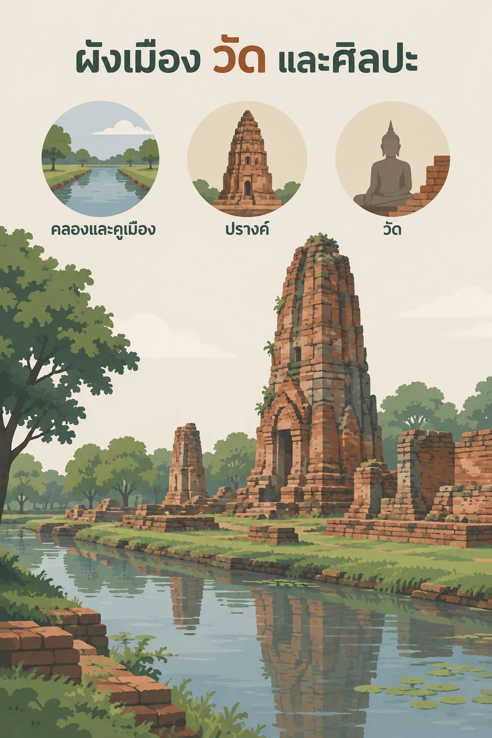 ผังเมือง วัด และศิลปะ