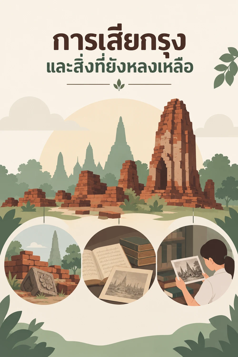 การเสียกรุงและสิ่งที่ยังหลงเหลือ