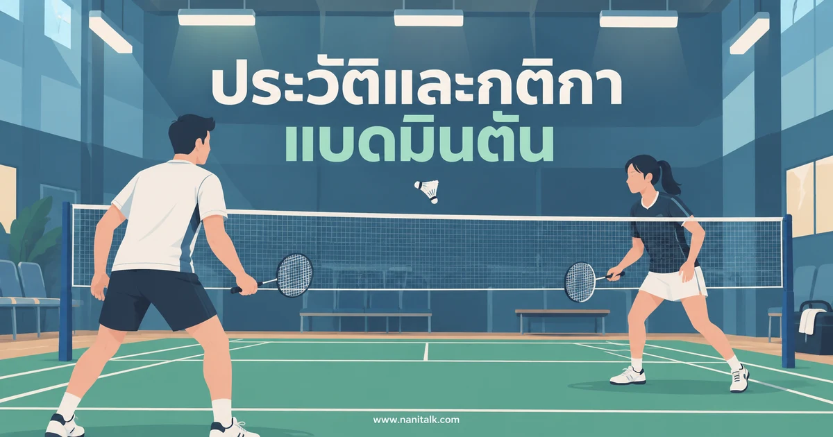 ประวัติแบดมินตัน กฎกติกา และประโยชน์ของแบดมินตัน