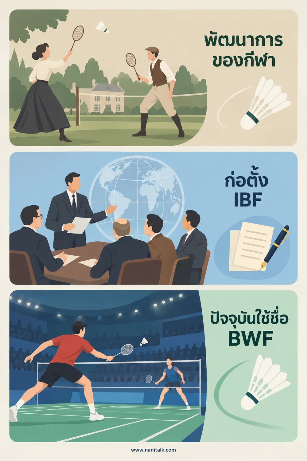 ประวัติแบดมินตันและการก่อตั้ง BWF