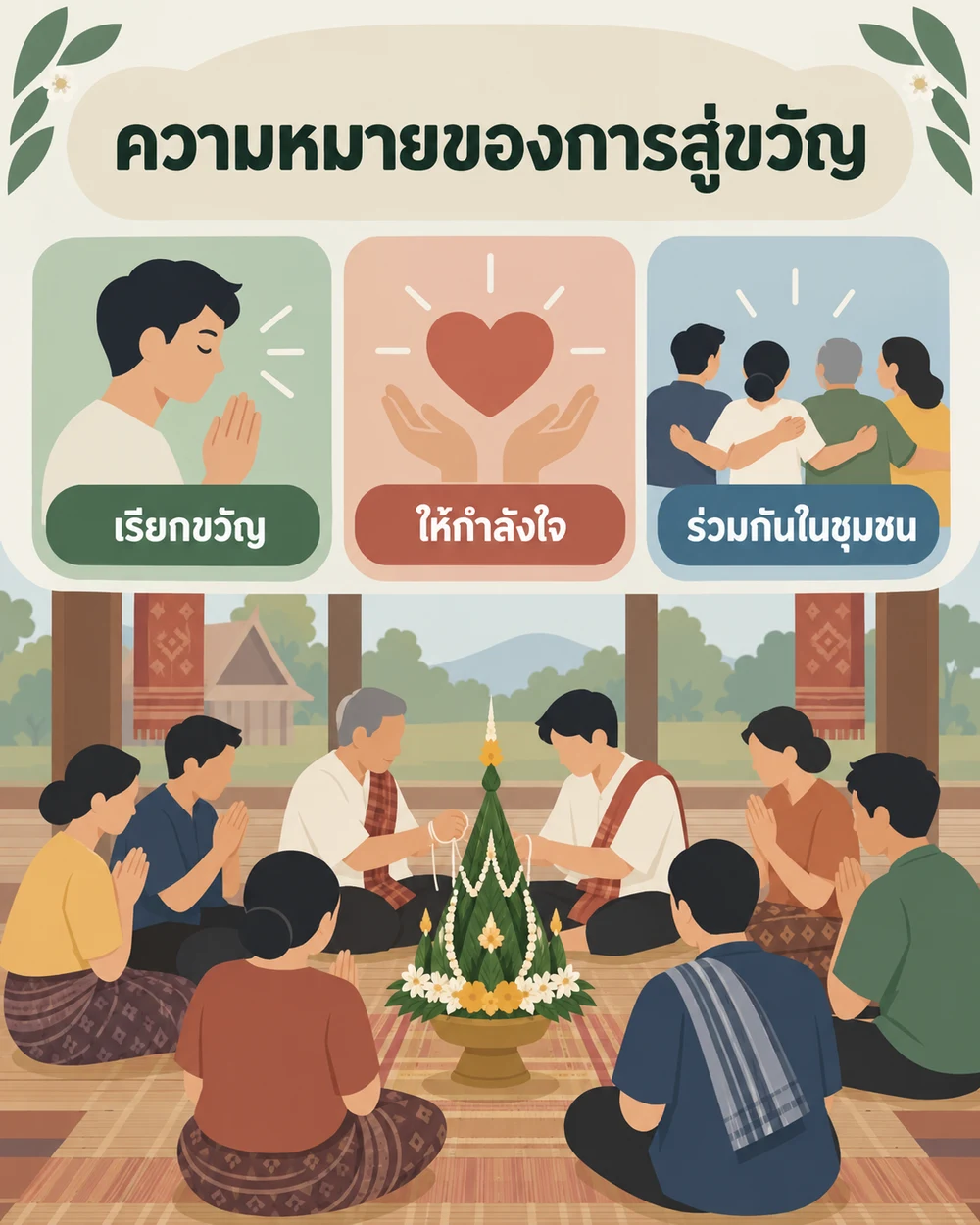 บายศรีสู่ขวัญมีความหมายอย่างไร