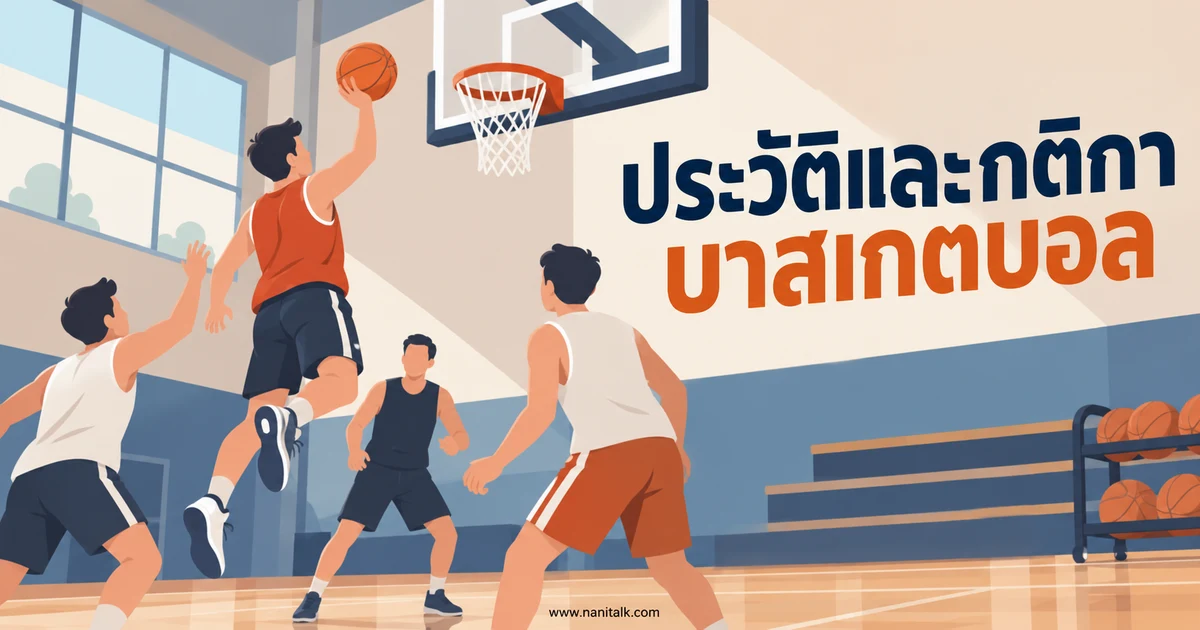 ประวัติบาสเกตบอลและกติกาพื้นฐานที่ควรรู้