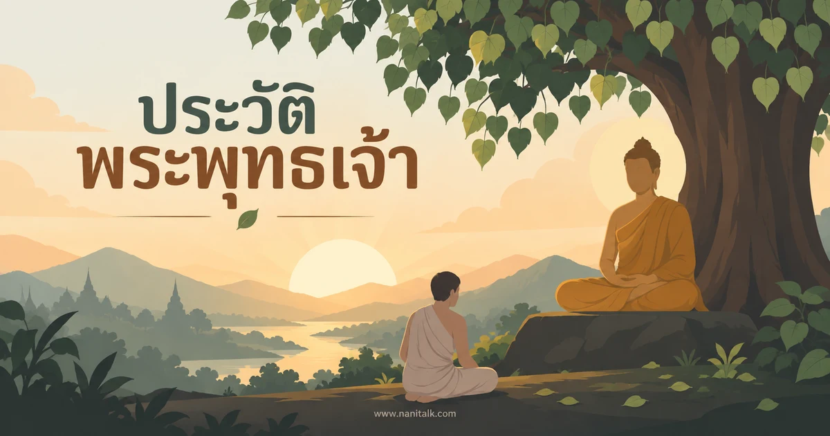 ประวัติพระพุทธเจ้า: ชีวิต คำสอน และสิ่งที่ควรแยกจากตำนาน
