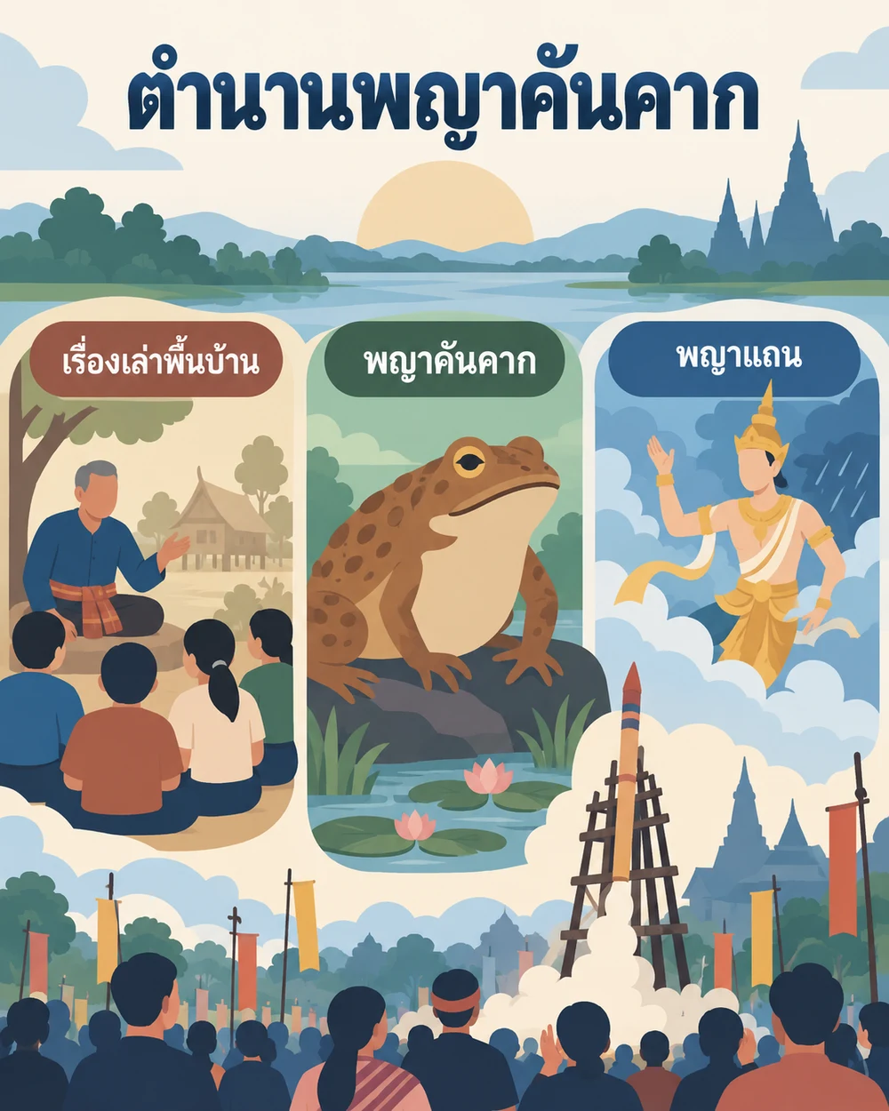 ตำนานพญาคันคากเกี่ยวข้องอย่างไร