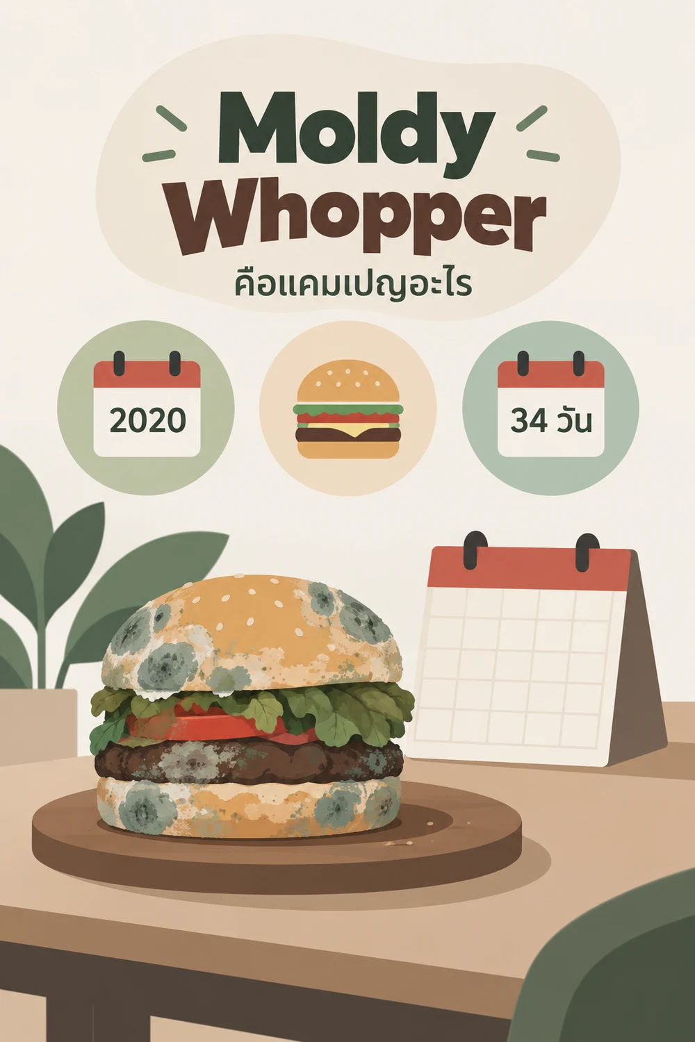 Moldy Whopper คือแคมเปญอะไร