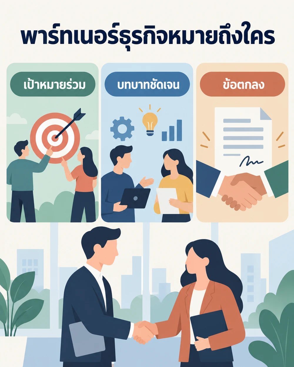 พาร์ทเนอร์ธุรกิจหมายถึงใคร