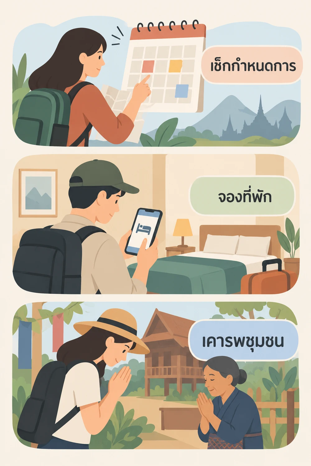 วางแผนไปงานปีถัดไปอย่างไร