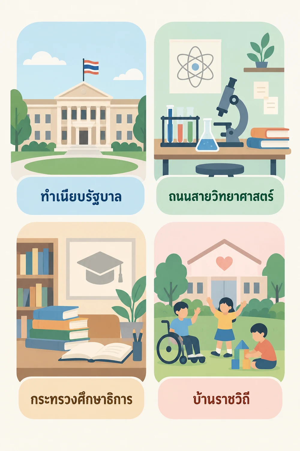 ทำเนียบ การเรียนรู้ และหน่วยงานสังคมในรายชื่อเดิม