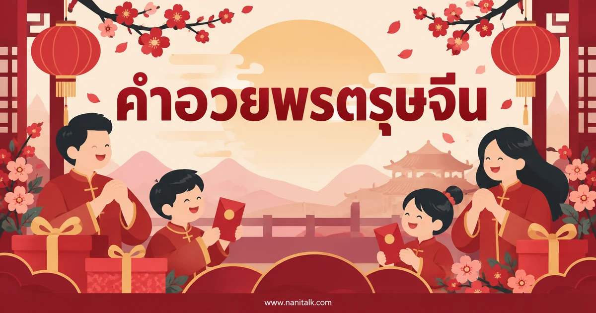 20 คำอวยพรตรุษจีน ภาษาจีนและอังกฤษ พร้อมความหมาย