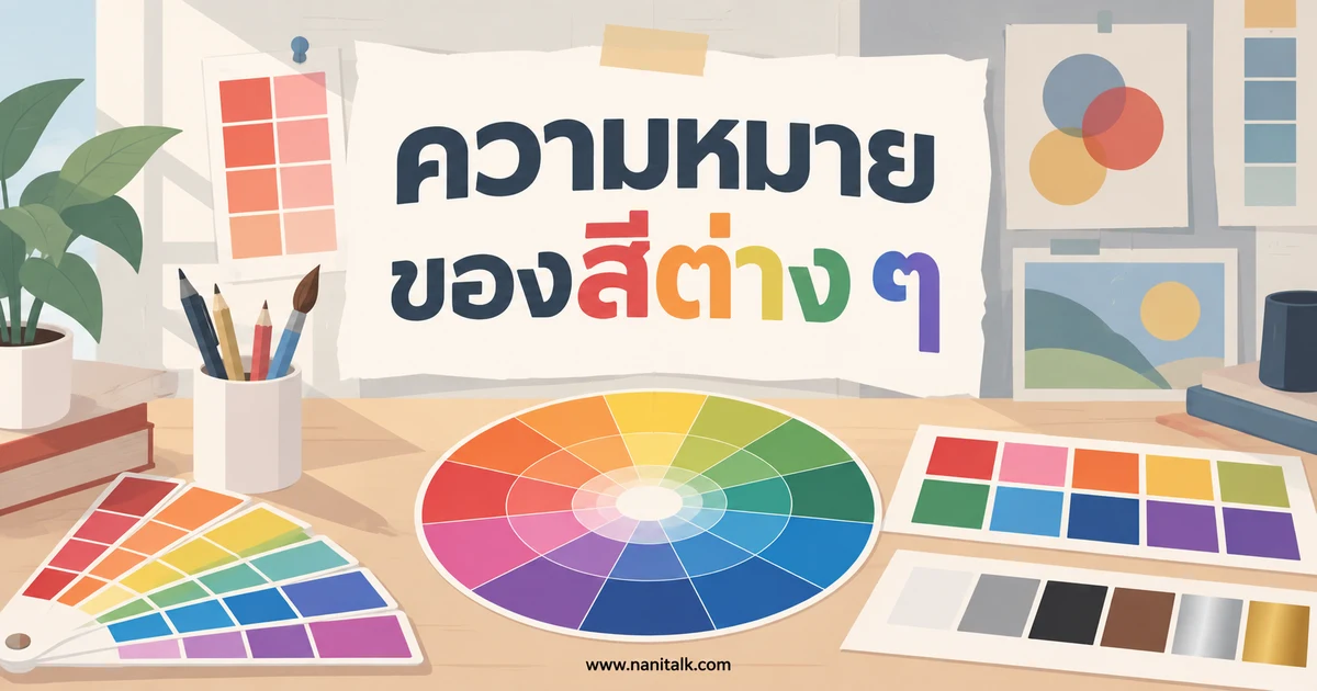 ความหมายของสีต่าง ๆ ในจิตวิทยา ใช้สีอย่างไรให้สื่อสารตรงใจ