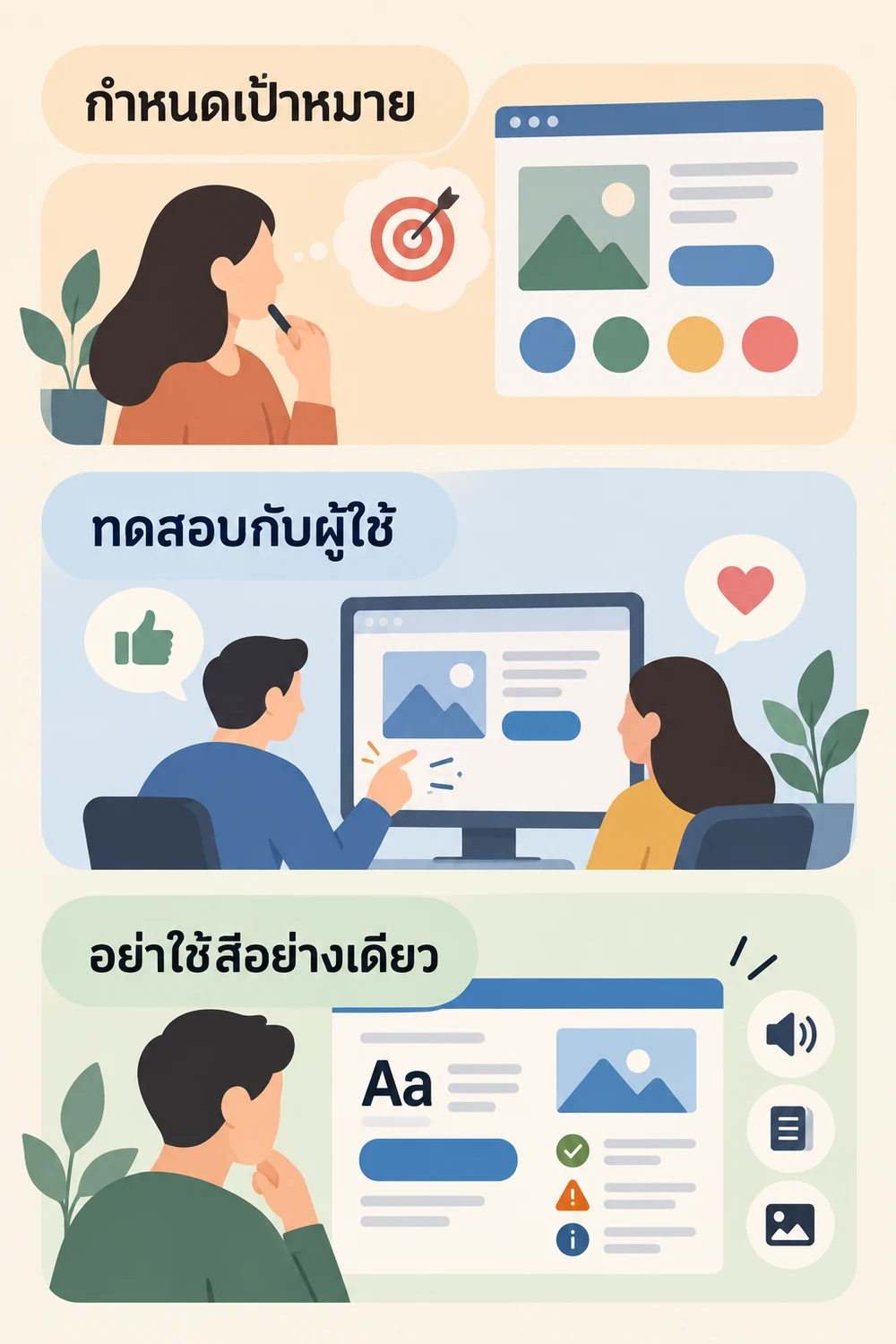 เลือกสีสำหรับงานจริงอย่างไร