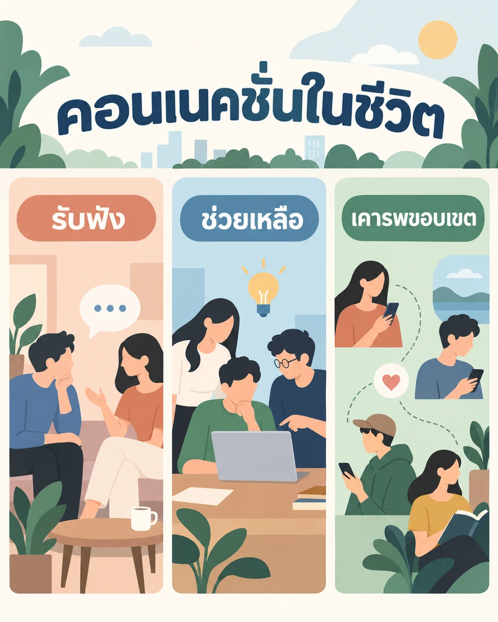 คอนเนคชั่นในชีวิตประจำวันมีบทบาทอย่างไร