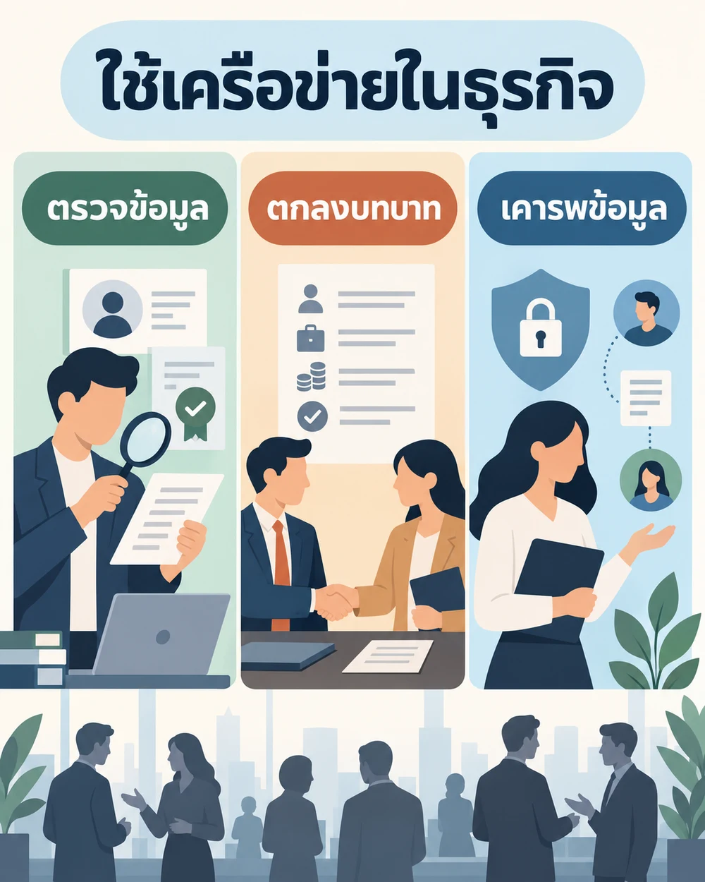 ใช้เครือข่ายอย่างเหมาะสมในธุรกิจ