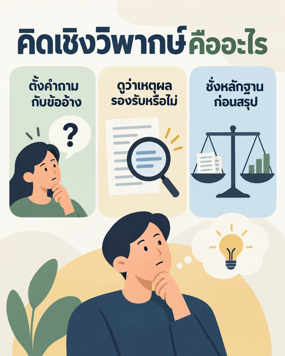 การคิดเชิงวิพากษ์หมายถึงอะไร