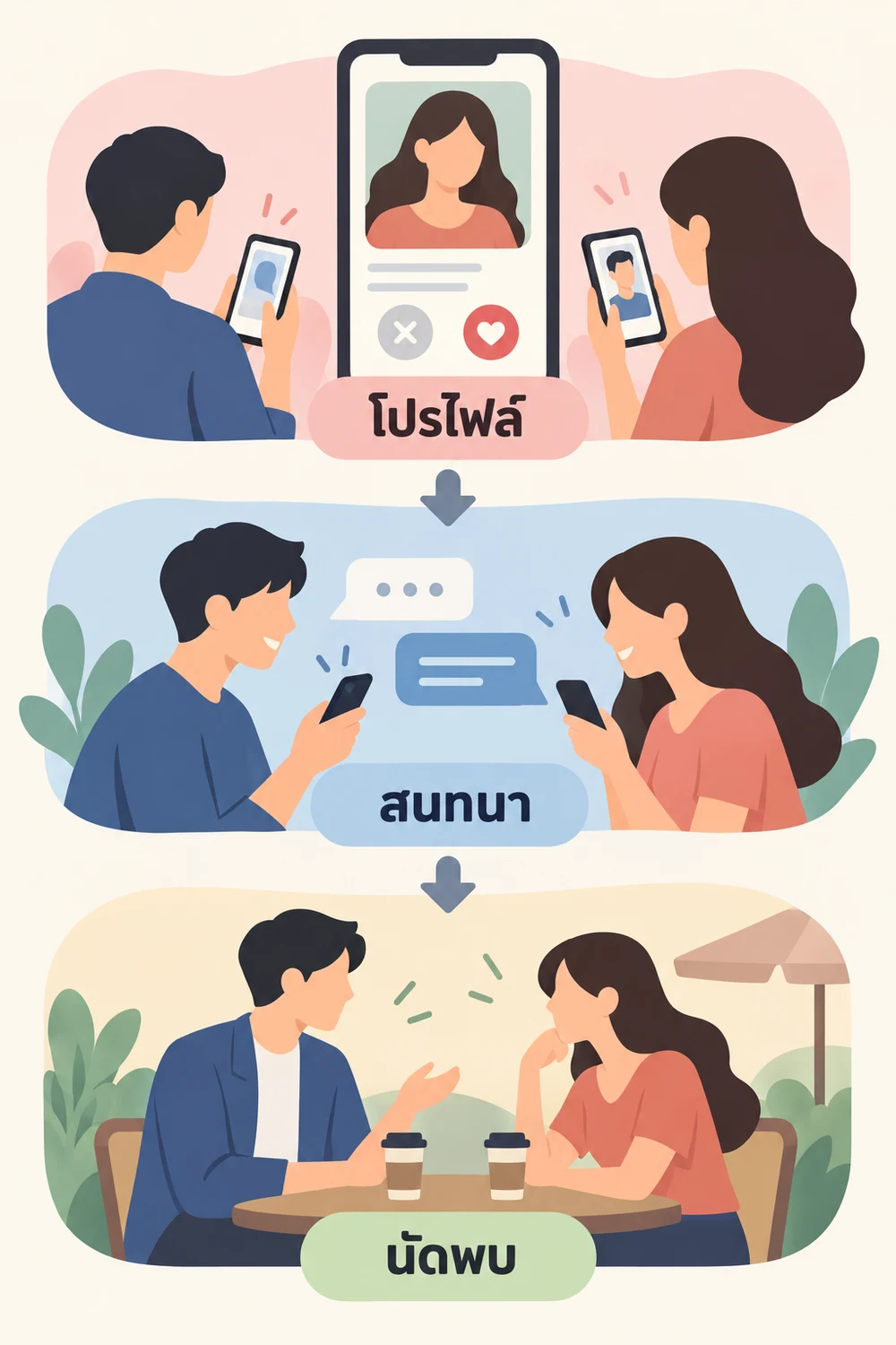 แอปหาคู่ช่วยให้รู้จักคนใหม่อย่างไร