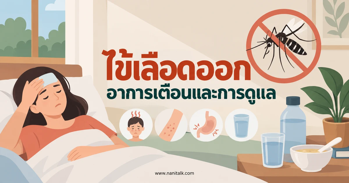 ไข้เลือดออก อาการเตือน วิธีดูแล และเมื่อไรควรไปโรงพยาบาล