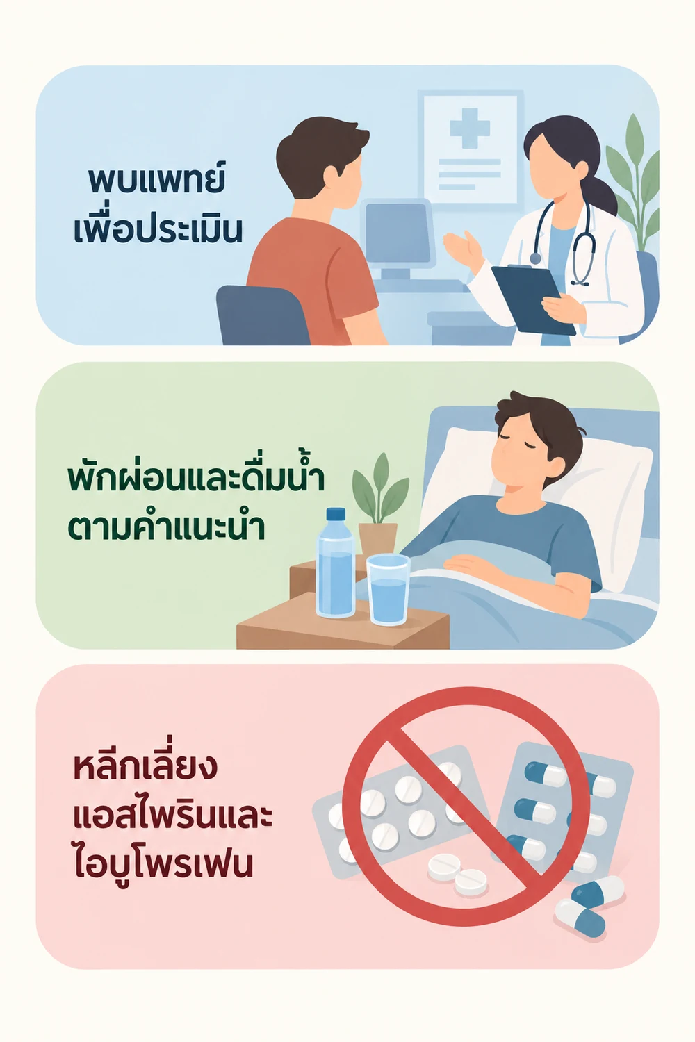 สงสัยไข้เลือดออกควรทำอย่างไรและใช้ยาอะไรได้