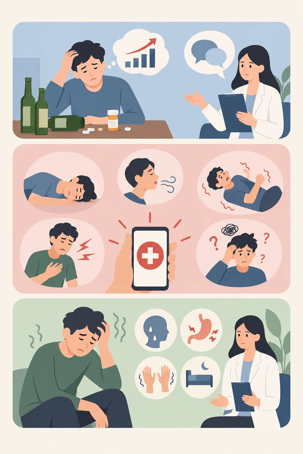 สัญญาณใดควรปรึกษาผู้เชี่ยวชาญหรือขอความช่วยเหลือฉุกเฉิน