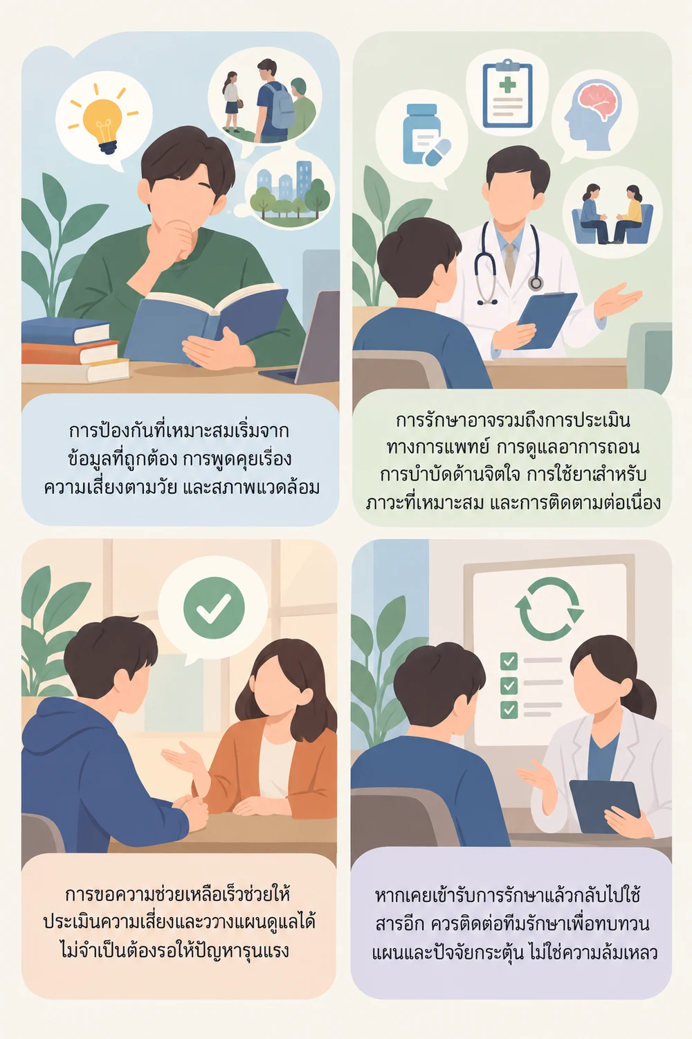 การป้องกันและการรักษาควรเริ่มตรงไหน