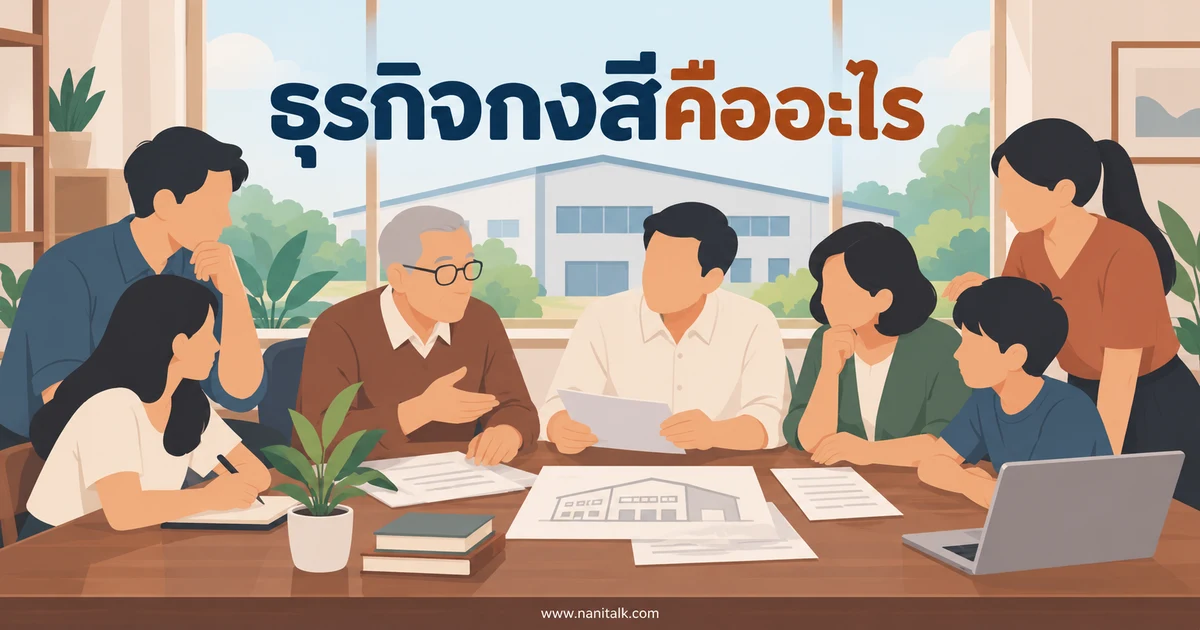 ธุรกิจกงสีคืออะไร? เข้าใจเงินกองกลางและการบริหารธุรกิจครอบครัว