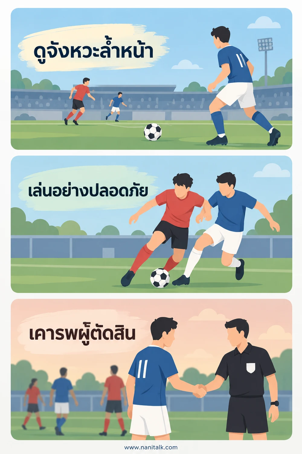 ล้ำหน้า ฟาวล์ และมารยาทควรเข้าใจอย่างไร