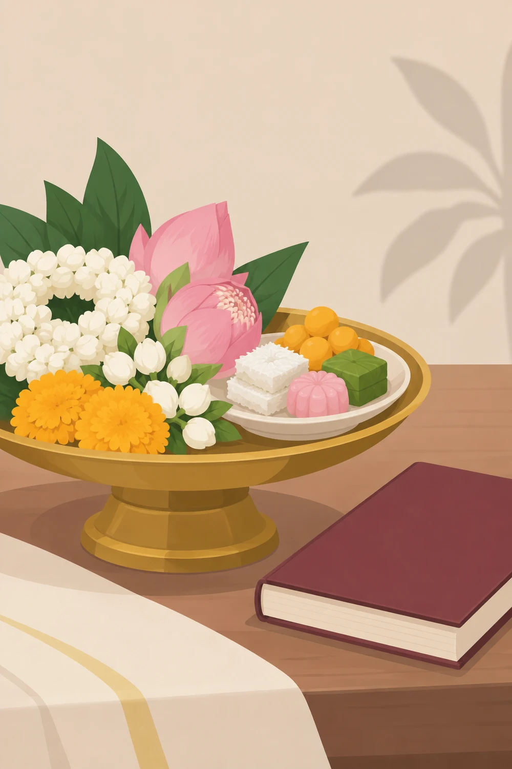 ของถวายและบทสวดควรเลือกอย่างไร