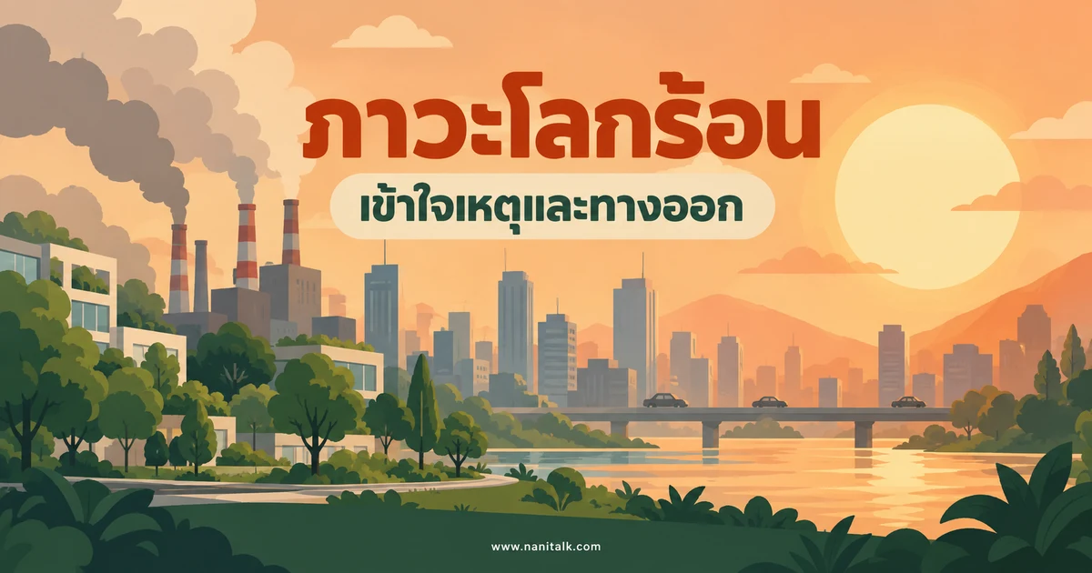 ภาวะโลกร้อนคืออะไร: สาเหตุ ผลกระทบ และวิธีลดการปล่อยก๊าซ
