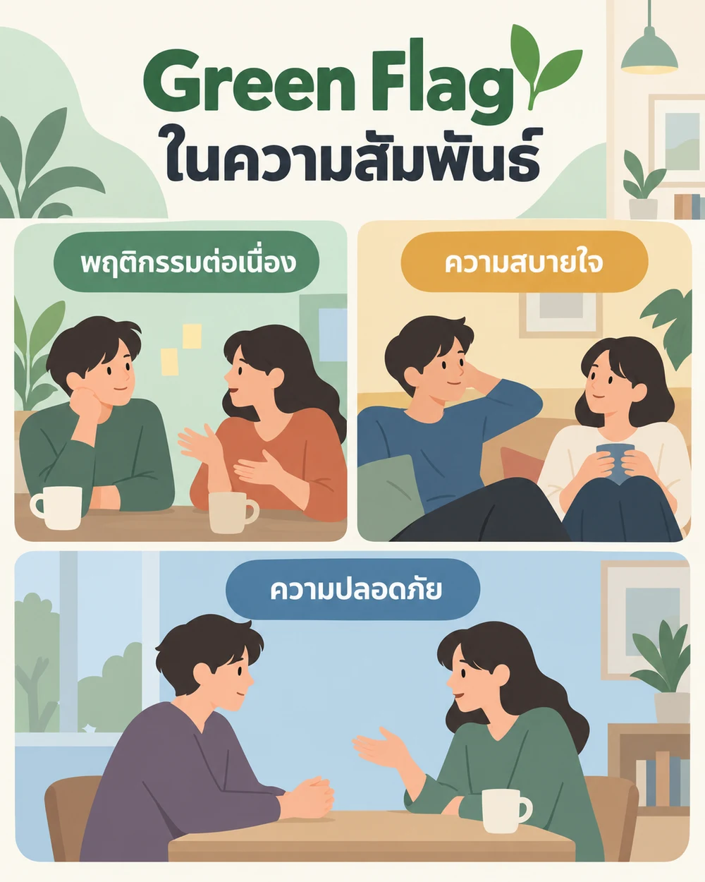 Green Flag ในความสัมพันธ์หมายถึงอะไร