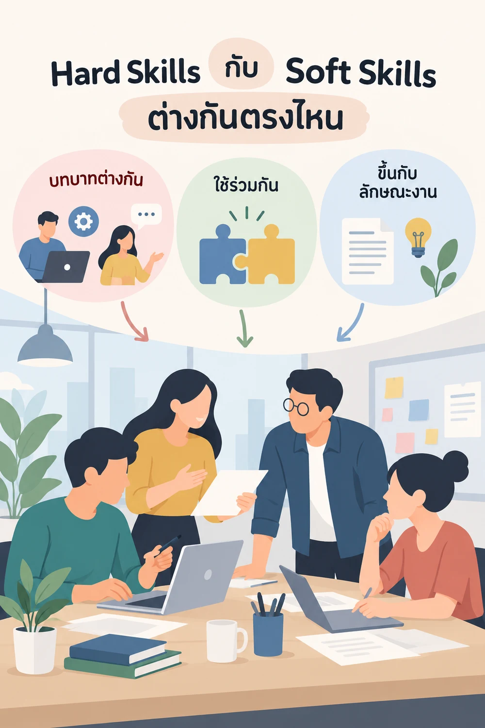 Hard Skills กับ Soft Skills ต่างกันตรงไหน