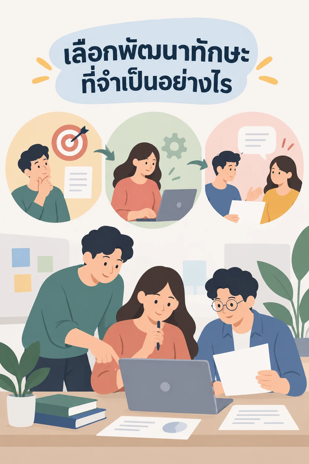 เลือกพัฒนาทักษะที่จำเป็นอย่างไร