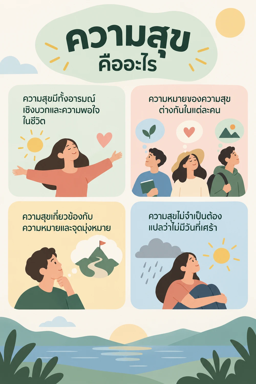 ความสุขคืออะไร