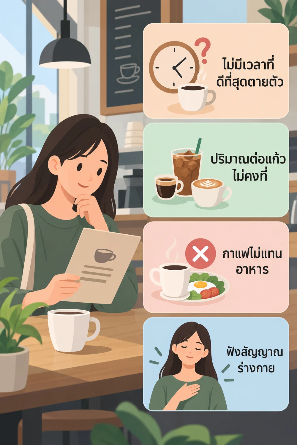 ตรวจความเชื่อเรื่องกาแฟก่อนทำตาม