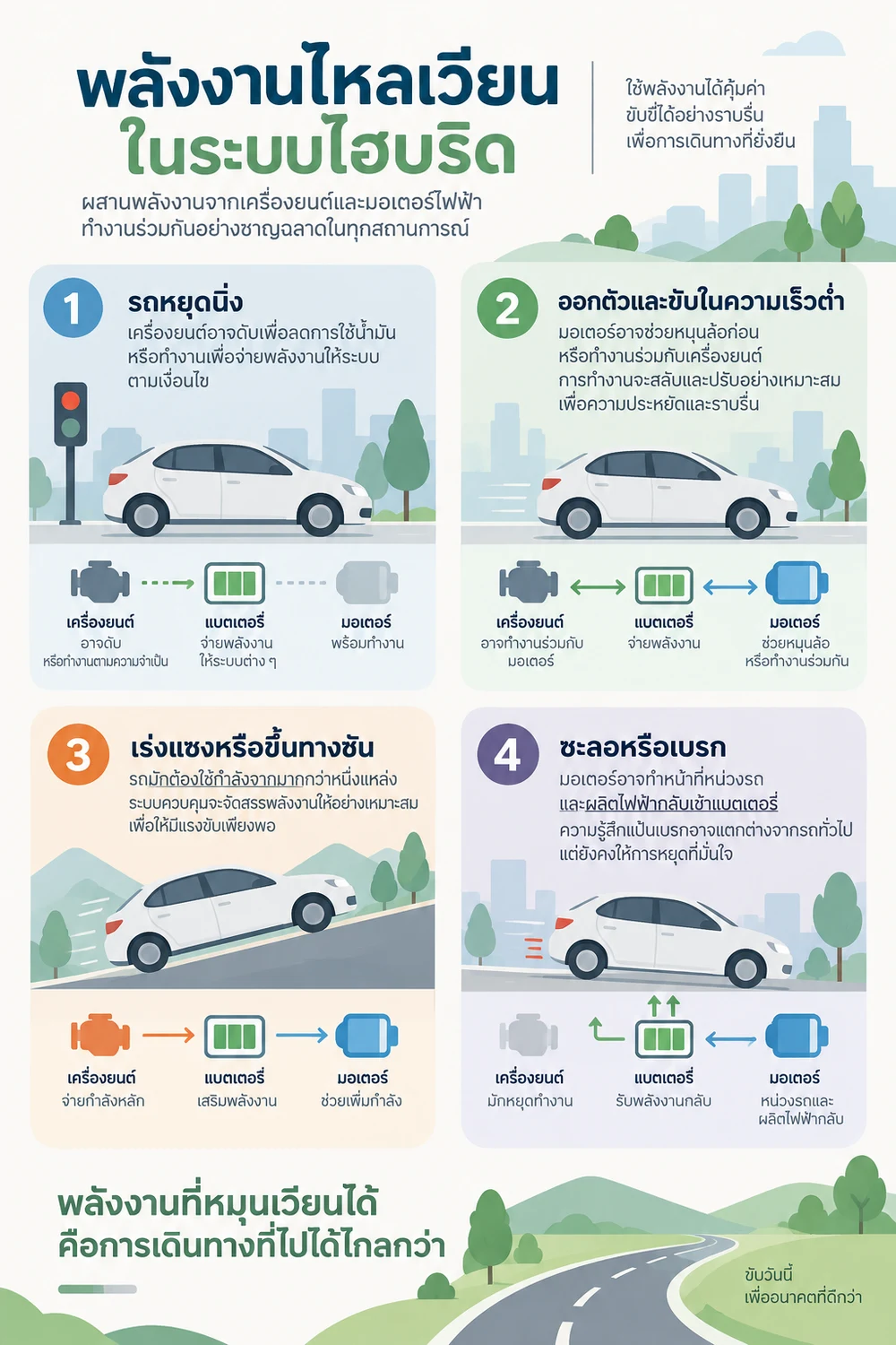 พลังงานไหลเวียนในระบบไฮบริด