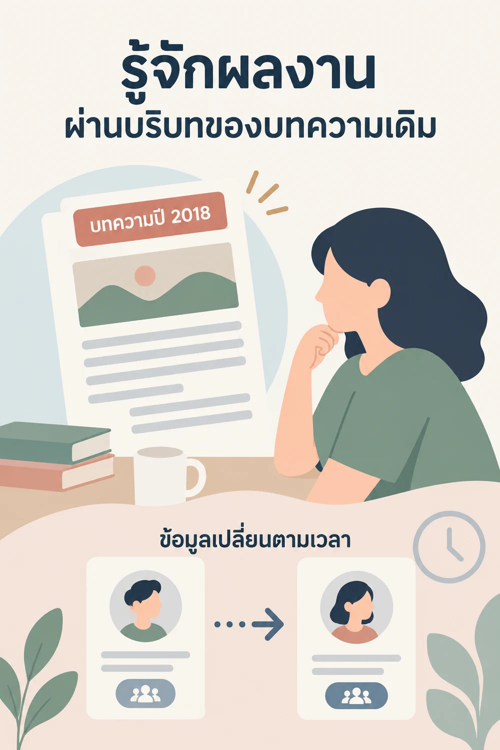 รู้จักผลงานผ่านบริบทของบทความเดิม