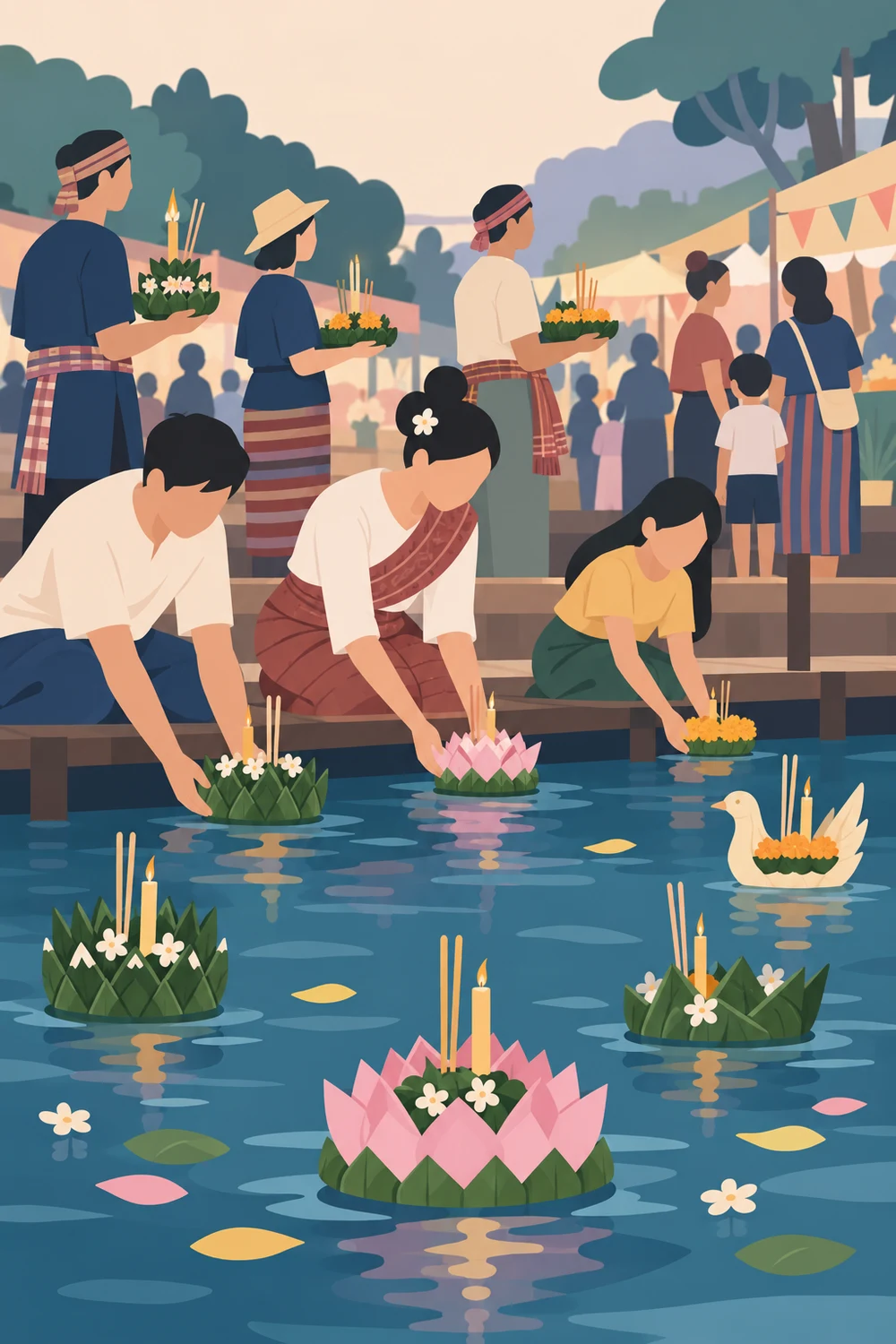 รูปแบบท้องถิ่นทำให้ประเพณีมีหลายเสียง