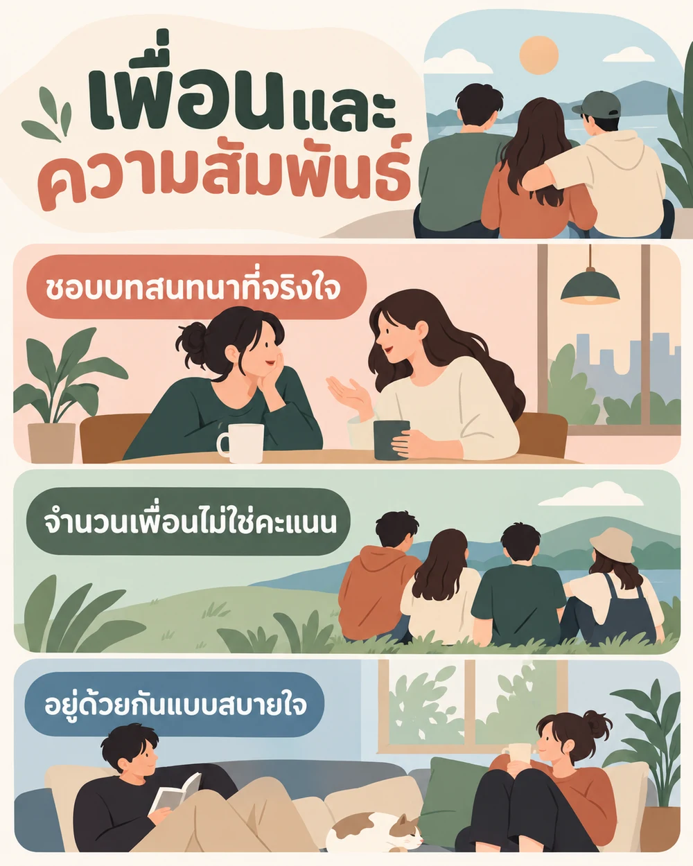 แคปชั่นอินโทรเวิร์ทเรื่องเพื่อนและความสัมพันธ์